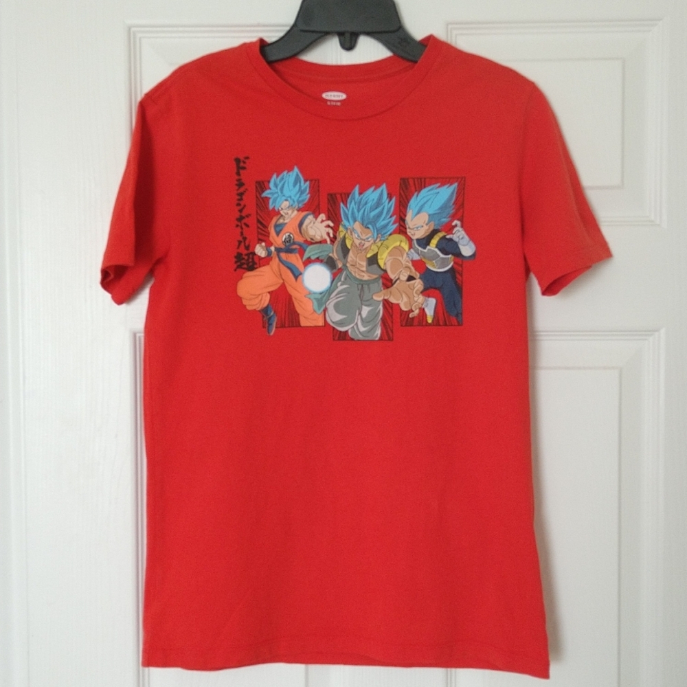 OLD NAVY -  dragon ball T shirt for boys size XL (14-16) in red orange color